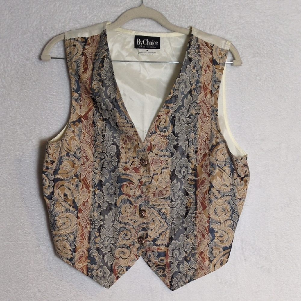 By‎ Choice California Vintage Women's Y2K Grandamore Vest Size M